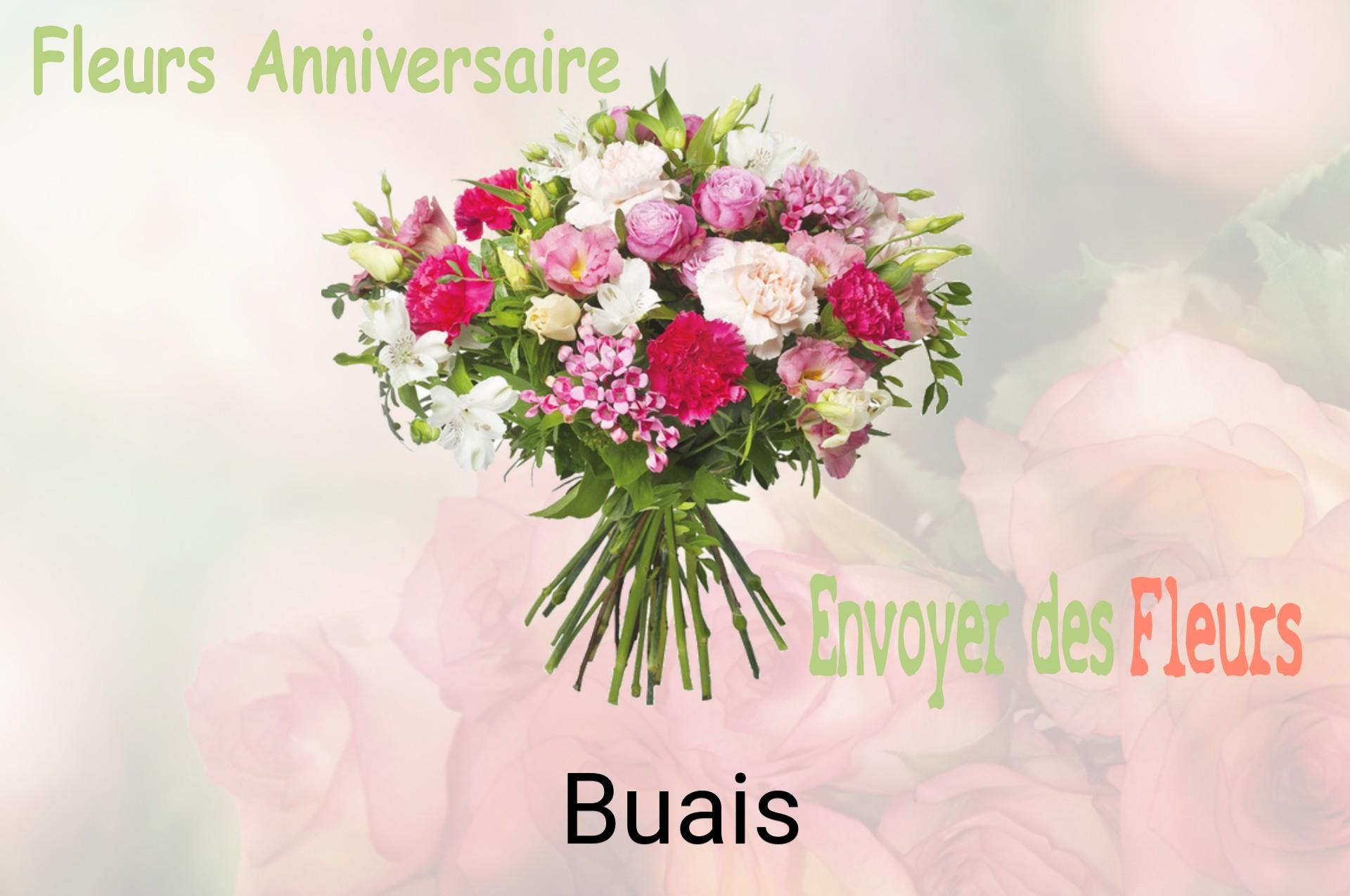 Bouquet de fleurs d’anniversaire livré à Buais