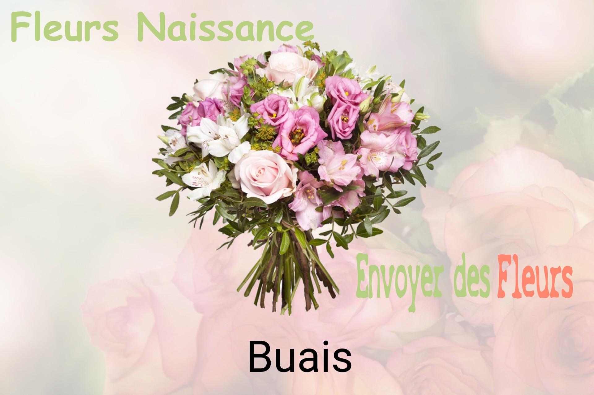 Bouquet de fleurs de naissance livré à Buais
